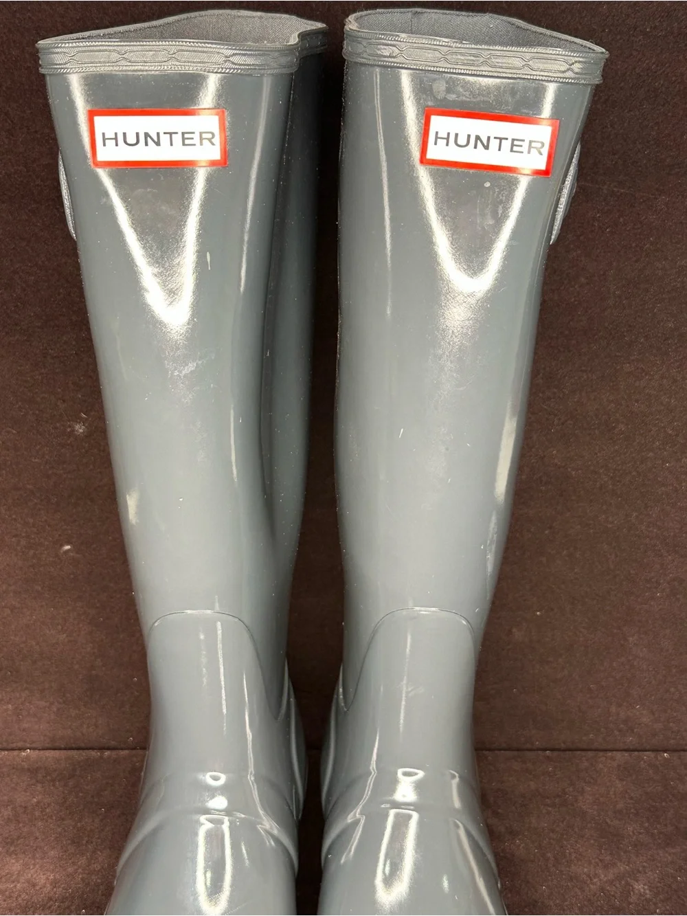 Hunter Glossy Black Tall Rain Boots